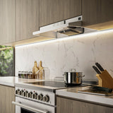 Forno Cappa 30-Inch Under Cabinet Range Hood, 200 CFM, Convertible, LED Lighting