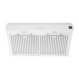 Forno Bari Espresso 30-Inch Under Cabinet Range Hood, 600 CFM, LED Lighting, Dishwasher-Safe Baffle Filters, 3-Speed Fan Control