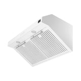 Forno Bari Espresso 30-Inch Under Cabinet Range Hood, 600 CFM, LED Lighting, Dishwasher-Safe Baffle Filters, 3-Speed Fan Control