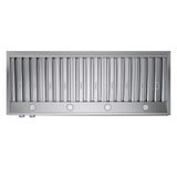 Forno Biagio Wall Mounted Range Hood, Stainless Steel, Heavy Duty