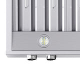 Forno Biagio Wall Mounted Range Hood, Stainless Steel, Heavy Duty