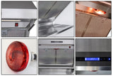 Forno Savona Wall Mount Range Hood, Hybrid Filters, Backsplash Included