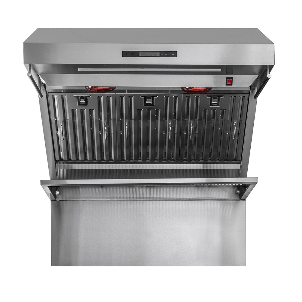 Forno Savona Wall Mount Range Hood, Baffle Filters, Backsplash Included