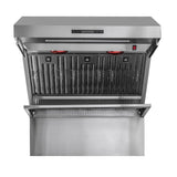 Forno Savona Wall Mount Range Hood, Baffle Filters, Backsplash Included