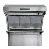 Forno Savona Wall Mount Range Hood, Hybrid Filters, Backsplash Included