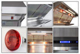 Forno Savona Wall Mount Range Hood, Hybrid Filters, Backsplash Included