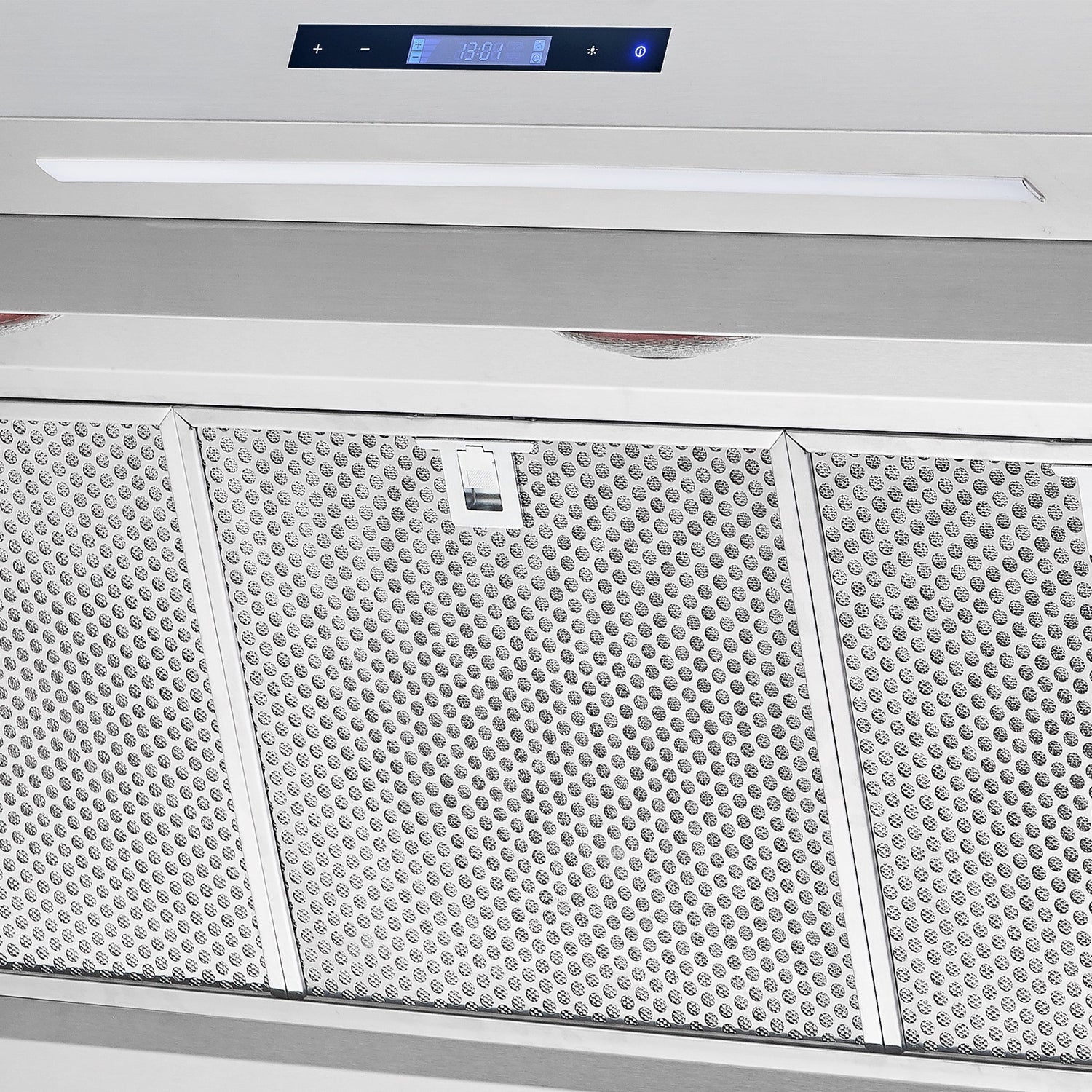 Forno Savona Wall Mount Range Hood, Hybrid Filters, Backsplash Included