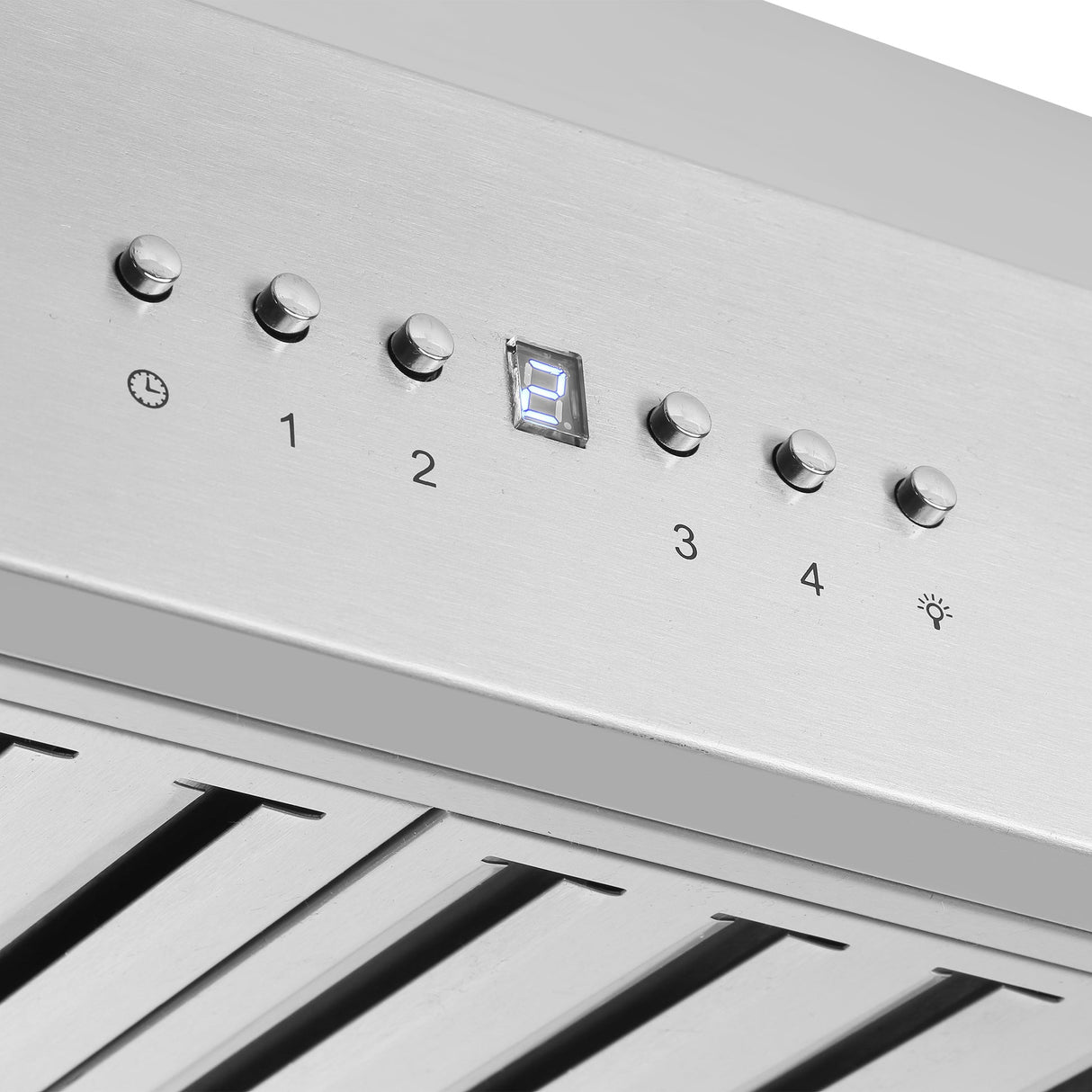 Forno Orvieto 48-Inch Wall Mount Range Hood, LED Lighting, Heavy Duty, Stainless Steel