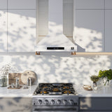 Forno Venezia 30 Inch Wall-Mounted Range Hood with Touch Controls and Baffle Filters