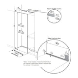 Viking 7 Series 24 inch Custom Panel Fully Integrated All Refrigerator with 12.9 cu. ft. Capacity - FRI7240W*