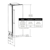 Viking 7 Series 30 inch Custom Panel Fully Integrated All Refrigerator with 16.4 cu. ft. Capacity - FRI7300W*