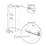 Viking 7 Series 30 inch Custom Panel Fully Integrated All Refrigerator with 16.4 cu. ft. Capacity - FRI7300W*