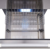 Forno Azienda 24-Inch Dual Temperature Zone Wine Cooler, Up to 108 Bottles, Two Refrigerated Drawers
