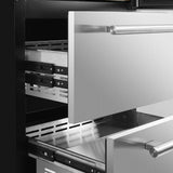 Forno Celano 30-Inch Triple Zone Wine and Beverage Cooler, 21.3 cu.ft, Stainless Steel