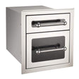 Fire Magic 14" 53802HSC Echelon Black Diamond Double Access Drawer w/ Soft Close
