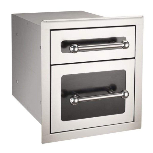 Fire Magic 14" 53802HSC Echelon Black Diamond Double Access Drawer w/ Soft Close