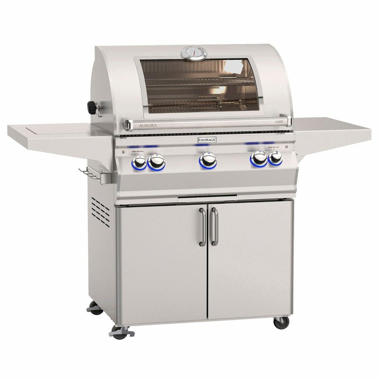 Fire Magic 30" 3-Burner Aurora A660s Gas Grill w/ Rotisserie & Analog Thermometer