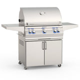 Fire Magic 30" 3-Burner Aurora A660s Gas Grill w/ Single Side Burner, Rotisserie & Analog Thermometer