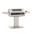 Fire Magic EL500s 30" Accessible Patio Post Mount Electric Grill With Two Controls and Window