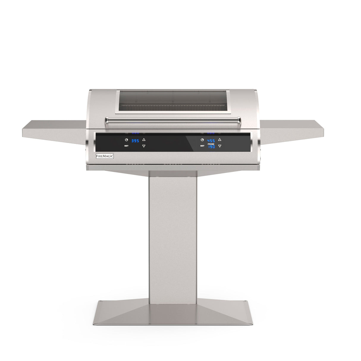 Fire Magic EL500s 30" Patio Post Mount Electric Grill With Two Controls and Window