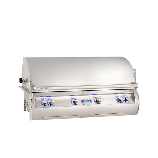 Fire Magic Echelon Diamond E1060i 48" 4-Burner Built-In Propane Gas Grill With Left Infrared Burner and Digital Thermometer (Previous Model)