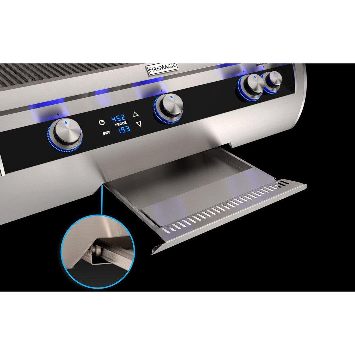 Fire Magic Echelon Diamond E660i 30" 3-Burner Built-In Gas Grill With Digital Thermometer and Optional Magic View Window