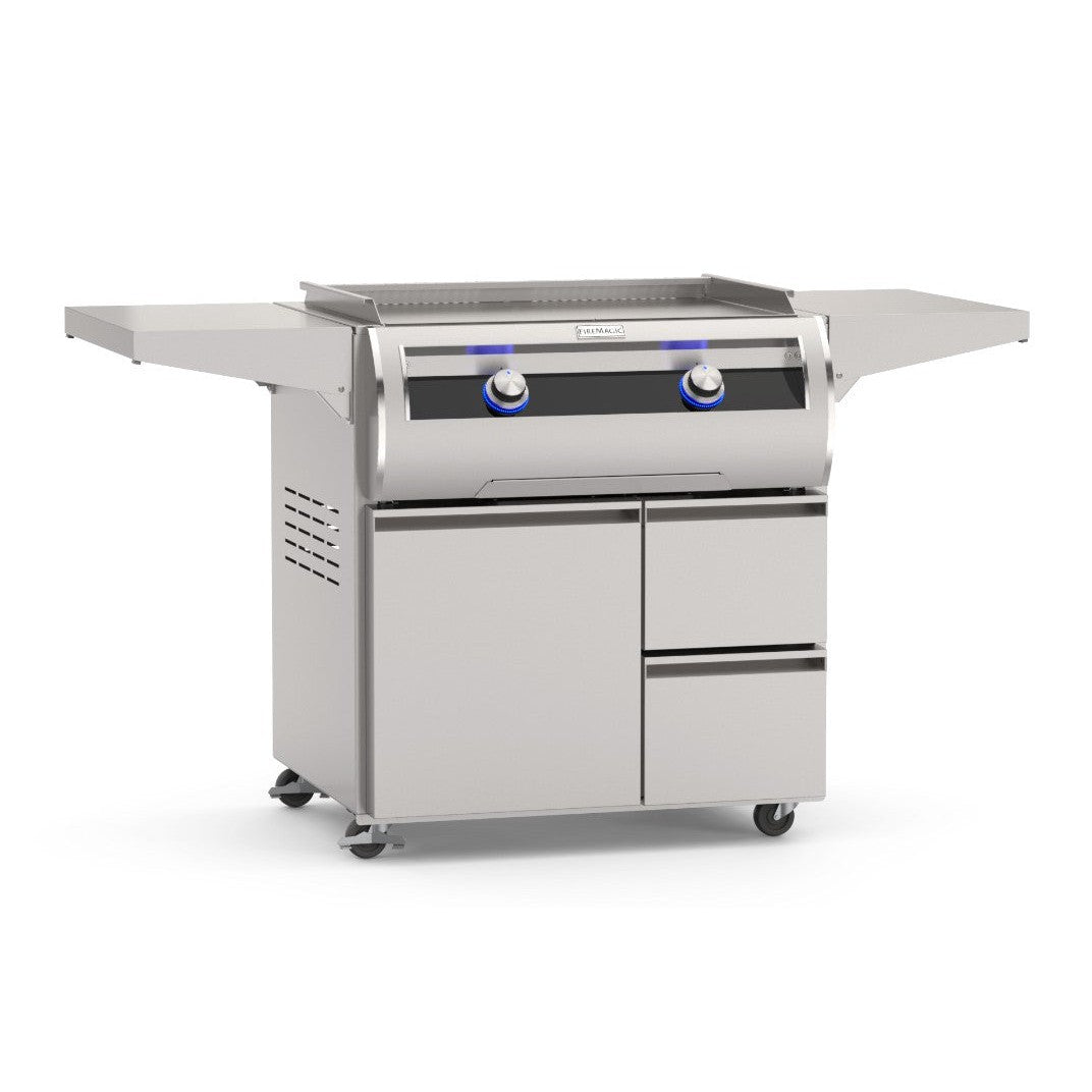 Fire Magic Echelon E660i 30" Black Glass Built-In Natural Gas Gourmet Griddle