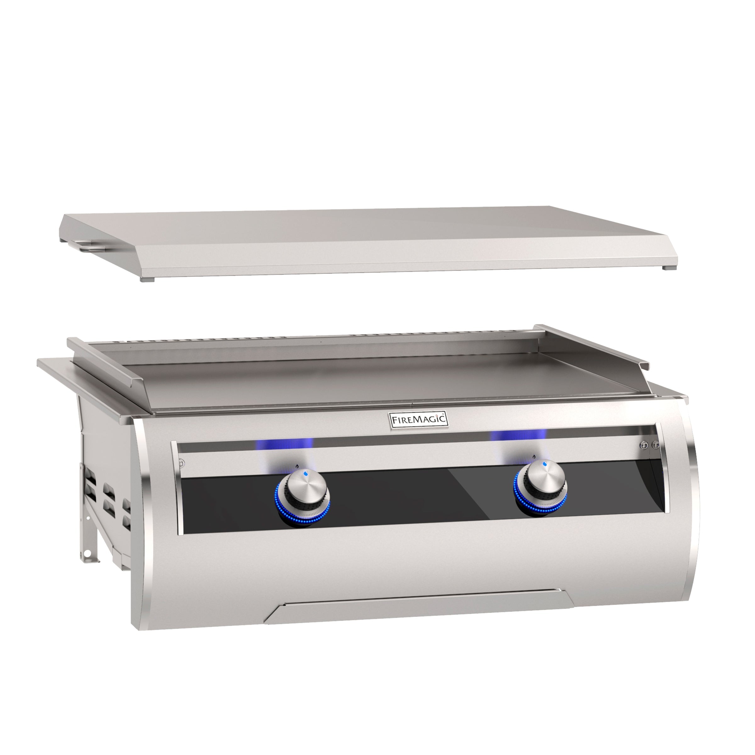 Fire Magic Echelon E660i 30" Black Glass Built-In Propane Gas Gourmet Griddle