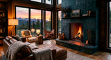 Majestic Castlewood 50" Traditional Outdoor Wood Burning Fireplace