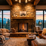 Majestic Castlewood 42" Traditional Outdoor Wood Burning Fireplace