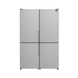 Forno Guardia 46.8-Inch Double Bottom Freezer Refrigerators, Total Capacity 21.6 cu.ft