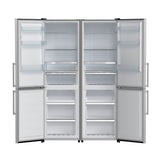 Forno Guardia 46.8-Inch Double Bottom Freezer Refrigerators, Total Capacity 21.6 cu.ft