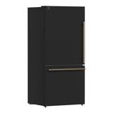 Forno Milano Espresso 31-Inch Bottom Freezer Refrigerator, 17.2 Cu. Ft., Energy-Efficient, No Frost, Built-In Ice Maker