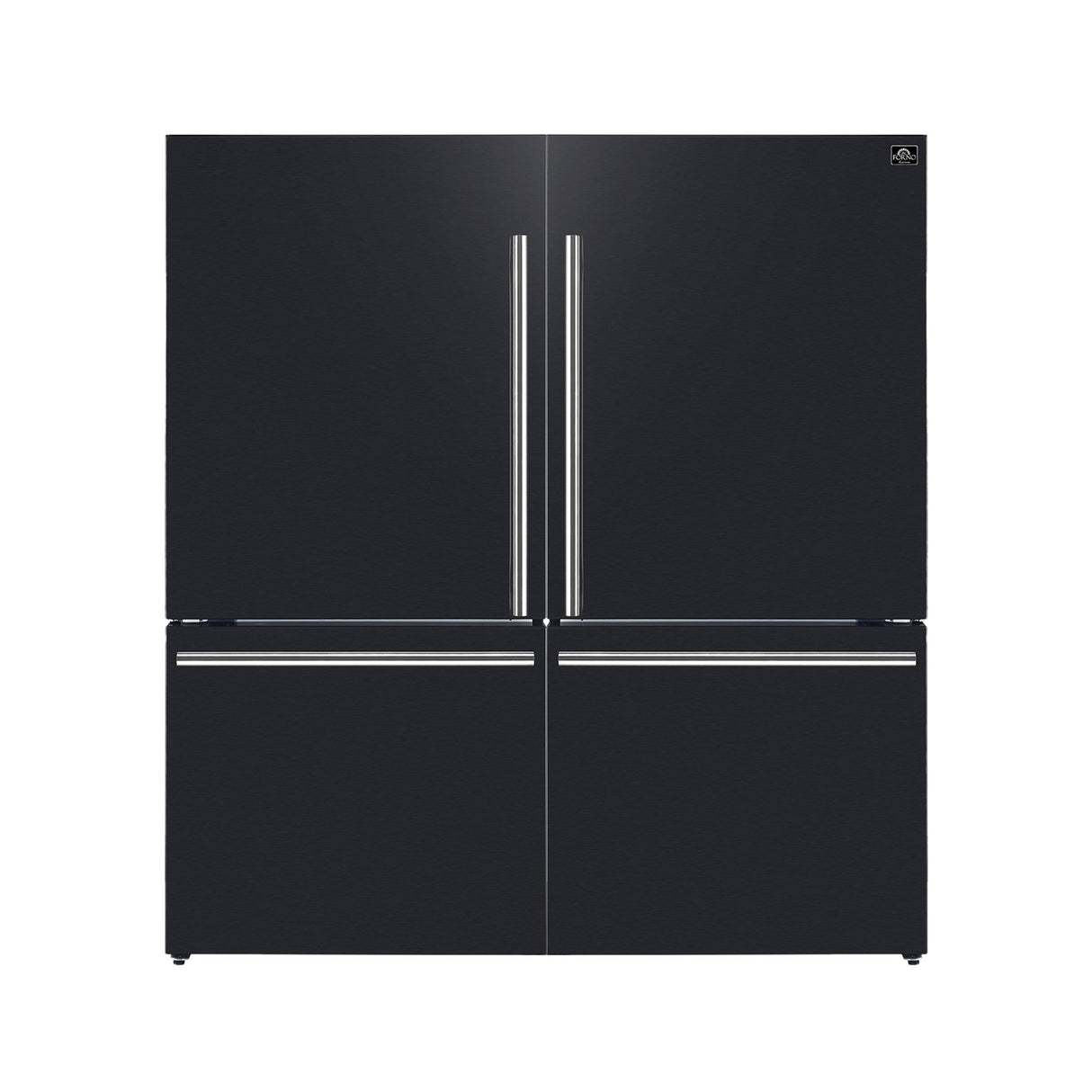 Forno Milano 2-Piece 62-Inch Freestanding Dual Bottom Freezer Refrigerator, 34.4 cu.ft, Touch Control, Ice Maker