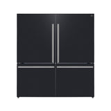 Forno Milano 2-Piece 62-Inch Freestanding Dual Bottom Freezer Refrigerator, 34.4 cu.ft, Touch Control, Ice Maker