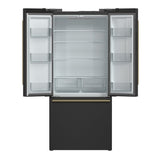 Forno Gallipoli Espresso 30-Inch French Door Refrigerator, Bottom Freezer, Ice Maker