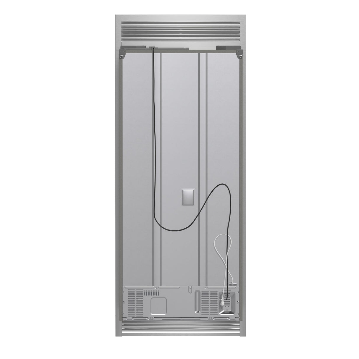Forno Gallipoli 30" French Door Refrigerator – 17.5 cu.ft, Decorative Grill, Stainless Steel & No Frost Technology