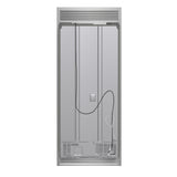 Forno Gallipoli 30" French Door Refrigerator – 17.5 cu.ft, Decorative Grill, Stainless Steel & No Frost Technology
