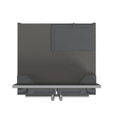 Forno Gallipoli 30" French Door Refrigerator – 17.5 cu.ft, Decorative Grill, Stainless Steel & No Frost Technology