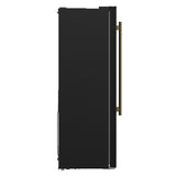 Forno Salerno Espresso 33-Inch Side-by-Side Refrigerator, 15.6 Cu. Ft., Energy-Efficient, No Frost, Modern Design