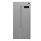 Forno Salerno 33-Inch Side-by-Side Stainless Steel Refrigerator, 15.6 cu.ft