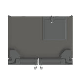 Forno Salerno 33-Inch Side-by-Side Stainless Steel Refrigerator, 15.6 cu.ft