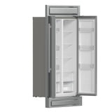 Forno Salerno 37-Inch Built-In Stainless Steel Refrigerator, 15.6 cu.ft, Modern Decorative Grill