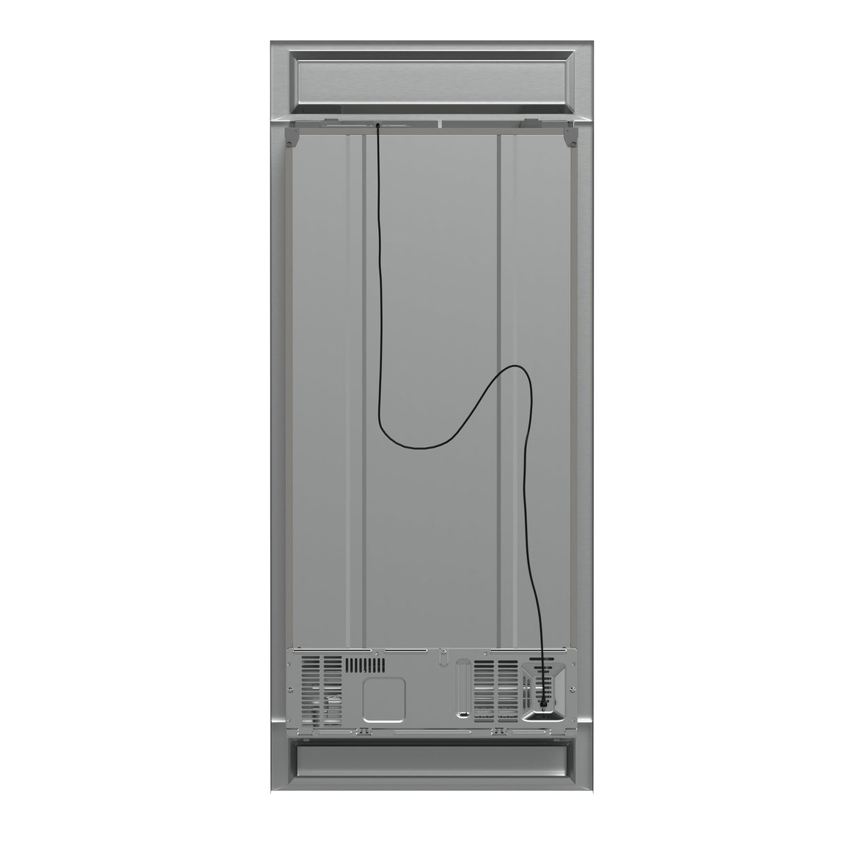 Forno Salerno 37-Inch Built-In Stainless Steel Refrigerator, 15.6 cu.ft, Modern Decorative Grill