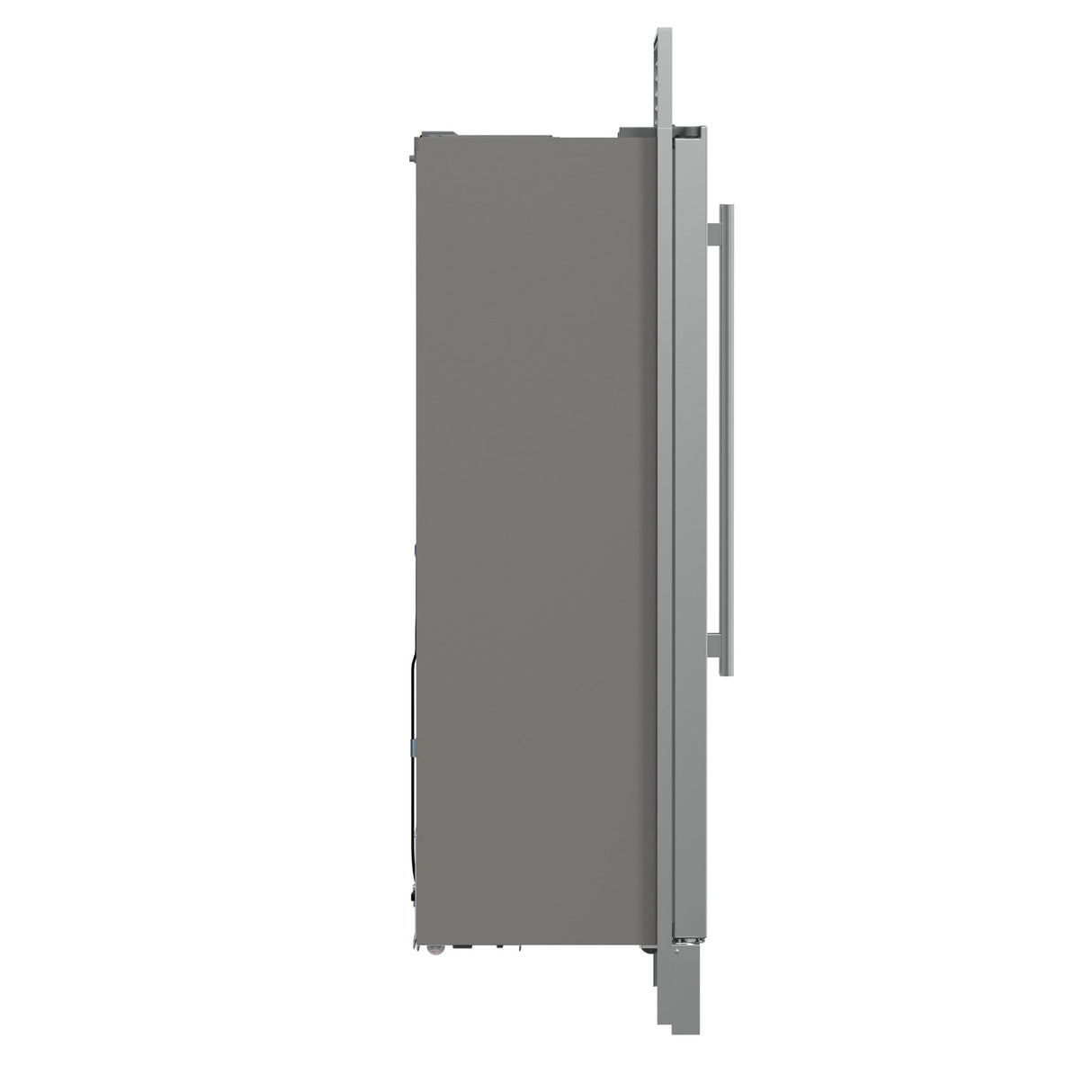 Forno Salerno 37-Inch Built-In Stainless Steel Refrigerator, 15.6 cu.ft, Decorative Grill