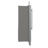 Forno Salerno 37-Inch Built-In Stainless Steel Refrigerator, 15.6 cu.ft, Decorative Grill