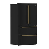 Forno Moena Espresso 36-Inch French Door Refrigerator, 19.2 Cu. Ft., Frost-Free, Automatic Ice Maker