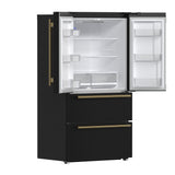 Forno Moena Espresso 36-Inch French Door Refrigerator, 19.2 Cu. Ft., Frost-Free, Automatic Ice Maker