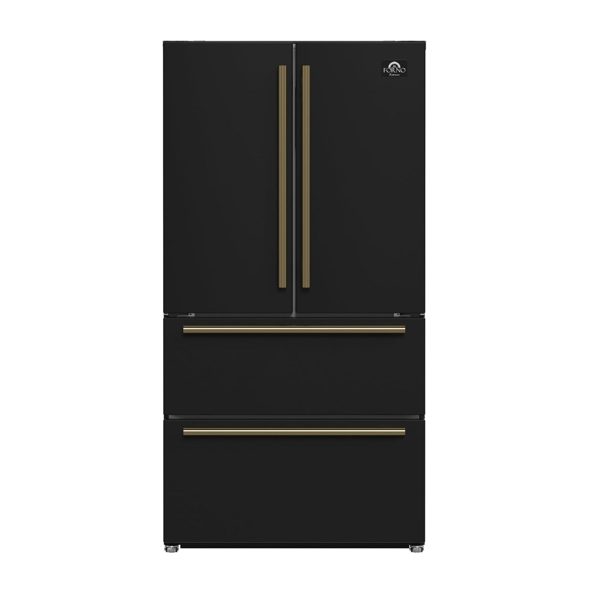 Forno Moena Espresso 36-Inch French Door Refrigerator, 19.2 Cu. Ft., Frost-Free, Automatic Ice Maker