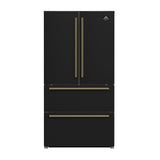 Forno Moena Espresso 36-Inch French Door Refrigerator, 19.2 Cu. Ft., Frost-Free, Automatic Ice Maker